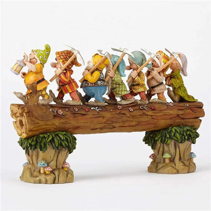 Seven Dwarf Trees Gnome Decorate The Garden Decorate The Garden For Indoor Outdoor Home Garden Artwork Decoration