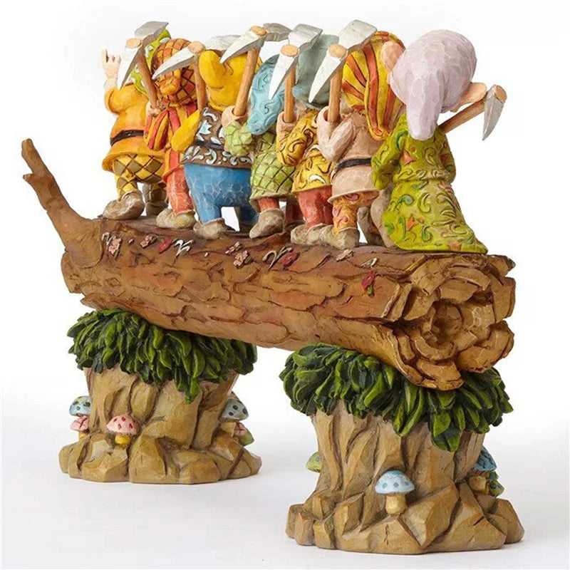 Seven Dwarf Trees Gnome Decorate The Garden Decorate The Garden For Indoor Outdoor Home Garden Artwork Decoration