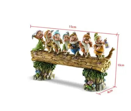 Seven Dwarf Trees Gnome Decorate The Garden Decorate The Garden For Indoor Outdoor Home Garden Artwork Decoration