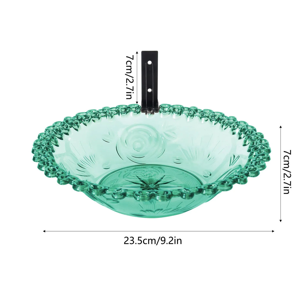 Home Outdoor Balcony Bird Bath, Wall Mounted Bird Bath, Tree Mounted Bird Bath, Suitable For Garden Fence, Terrace, Patio Decor