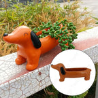 Garden Decor Resin Dog Plant Pot Cute Simulated Dachshund Flower Pot Cartoon Hydroponic Flower Holder Green Plants Potted