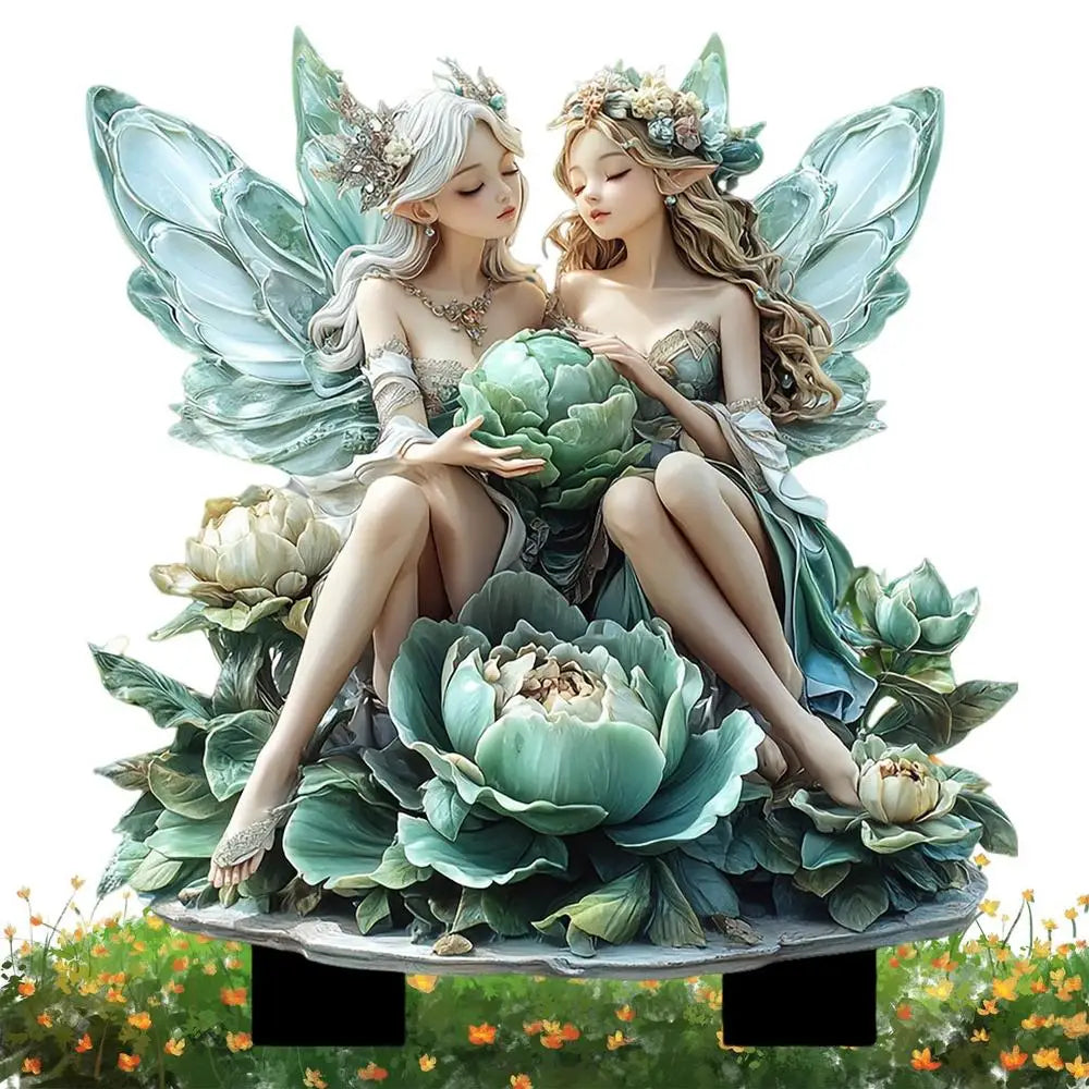 Cute Garden Fairies Plant Pot Decorations Fairy Garden Fairies Garden Gnome Figurines Fairy Garden Accessories Fence Ornament