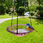 Hanging Bird Bath Hanging Bird-Feeder- Garden BirdBath Tray Wildlife Feeder Plate Water Bowl or Water Bowl for Garden Decoration