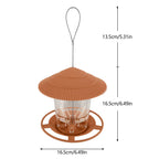 Garden Gazebo Hanging Wild Bird Feeder Outdoor Container With Hang Rope Pet Bird Feeding House Type Bird Feeder New Dropshipping