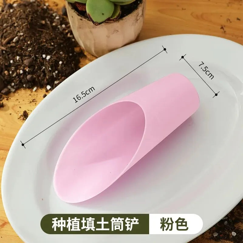 Garden Tools, Plastic Succulent Cups, Buckets, Shovels, Colorful Micro Landscapes, Soil Shovels, Green Plants, Potted Planting