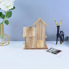 Wild Wooden Bird House Outdoor Garden Courtyard Creative Bird Rest Nest Mountable Nesting Box Bird Breeding Box