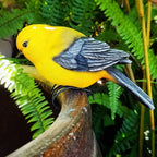 Garden Decor Resin Bird Ornament Decorative Cute Animal Statue Simulation Miniatures Sculpture Flower Pot