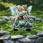Cute Garden Fairies Plant Pot Decorations Fairy Garden Fairies Garden Gnome Figurines Fairy Garden Accessories Fence Ornament