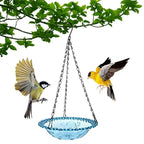 Hanging Bird Bath Hanging Bird-Feeder- Garden BirdBath Tray Wildlife Feeder Plate Water Bowl or Water Bowl for Garden Decoration