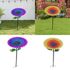 Metal Bird Feeder for Bird Lovers Outdoor In Ground Bird Bath Tray Feeder for