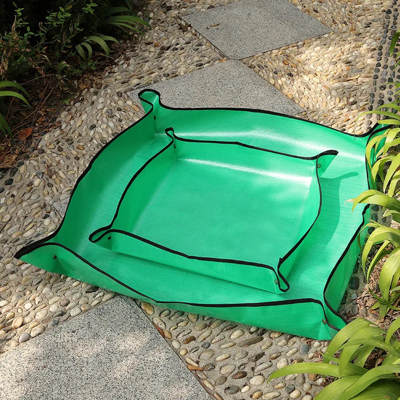 Household Balcony Flower Pot  Plant Soil Replacement Operating Pad Supplies Anti Dirt and Waterproof Meaty Garden Mat Tool