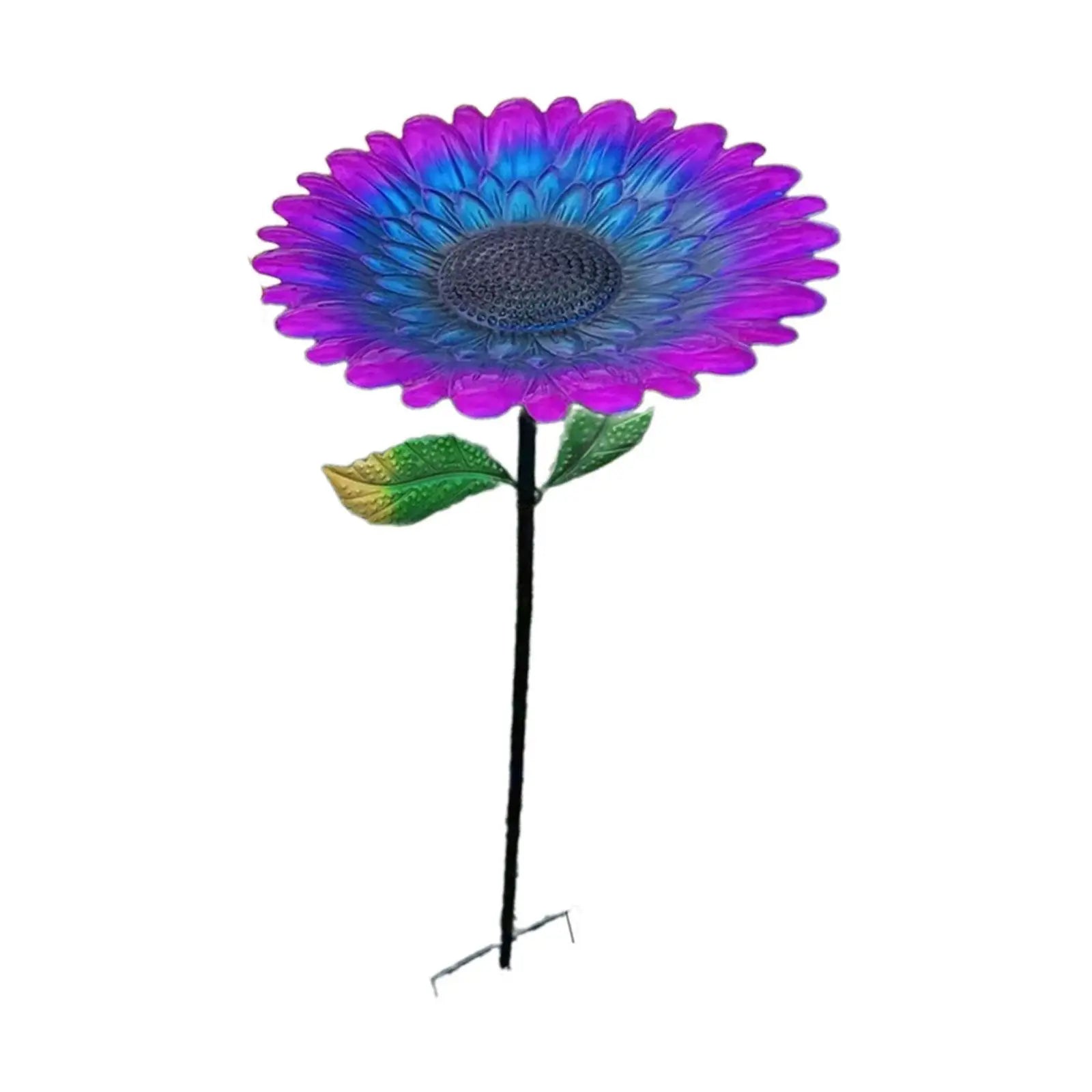 Metal Bird Feeder for Bird Lovers Outdoor In Ground Bird Bath Tray Feeder for
