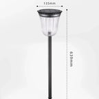Solar Outdoor Lights New Garden Lamps Powered Waterproof Landscape Path for Yard Backyard Lawn Patio Decorative LED Lighting